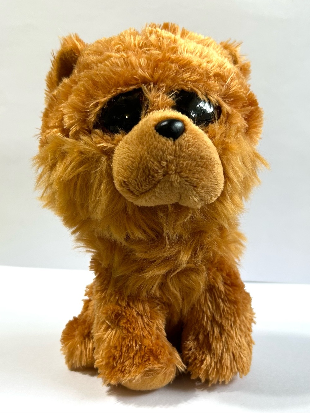 4/$20 Barley Chow Chow Dog Ty Beanie Babies Beanie Boos 2016 Glitter Eyes Boo